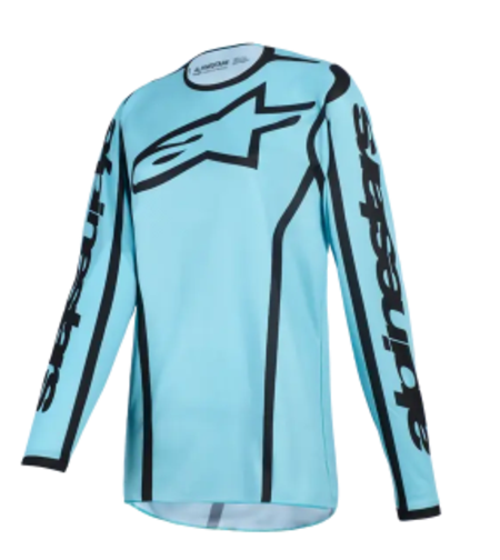 Дамско мотокрос джърси Alpinestars FLUID APEX TROPIC-BLACK