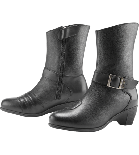 Дамски мото ботуши ICON TUSCADERO - BLACK