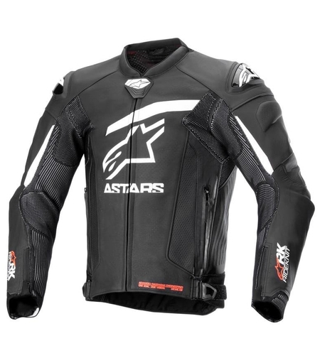 Кожено яке ALPINESTARS GP PLUS R V4 RIDEKNIT BLACK/WHITE