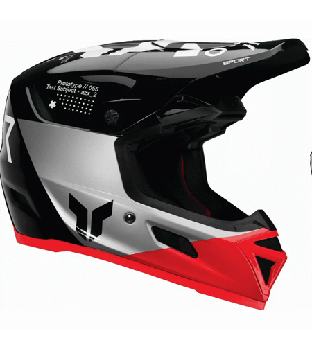 Мотокрос каска THOR REFLEX SPORT STRIKE BLACK/RED MIPS
