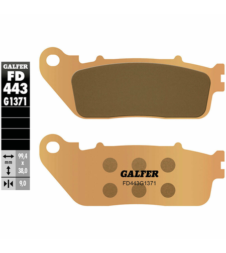 Задни мото накладки Galfer SINTERED COMPOUND FD443G1371