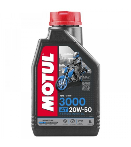 Масло MOTUL 3000 20W50 4T-1L