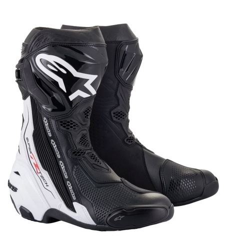 Ботуши ALPINESTARS SUPERTECH R BLACK/WHITE 2023