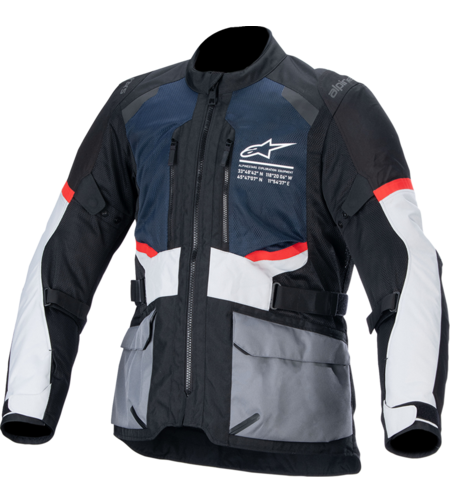 Текстилно мото яке ALPINESTARS ANDES AIR Drystar® BLUE/GRAY