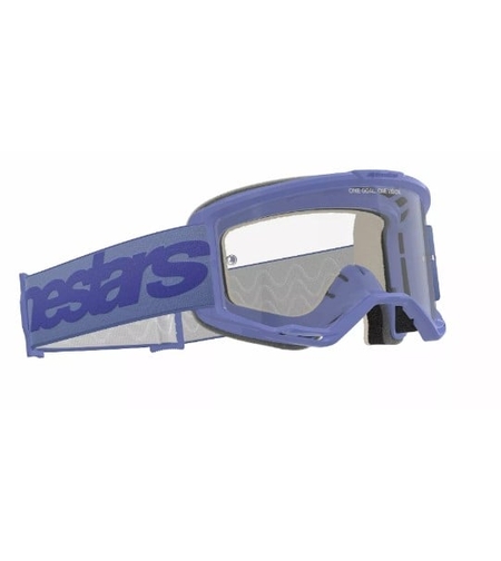 Мотокрос очила ALPINESTARS VISION 5 WORDMARK PURPLE CLEAR