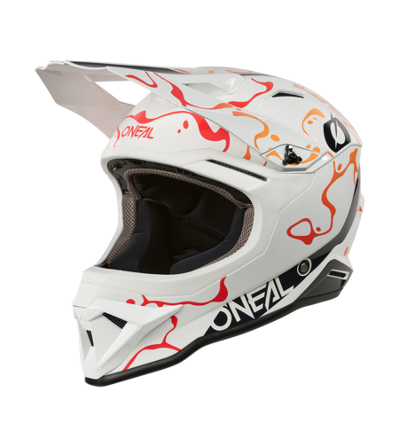 Каска O'NEAL 1SERIES SPLASH WHITE/ORANGE V.26