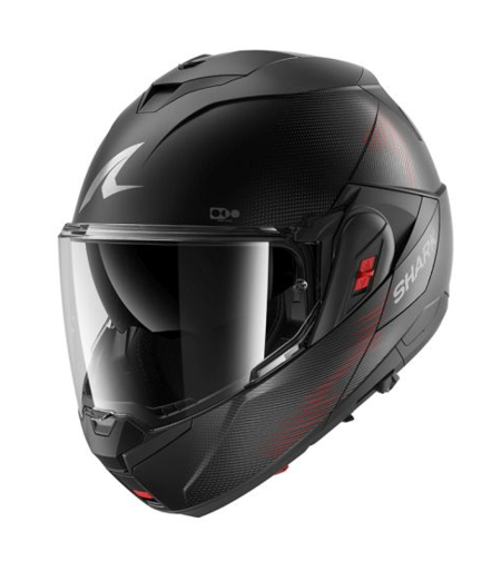 Модуларна каска SHARK OXO SP LYNE MAT BLACK/RED