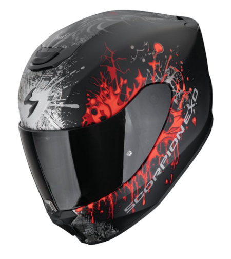 Каска SCORPION EXO-391 WOLF Matt Black-Red