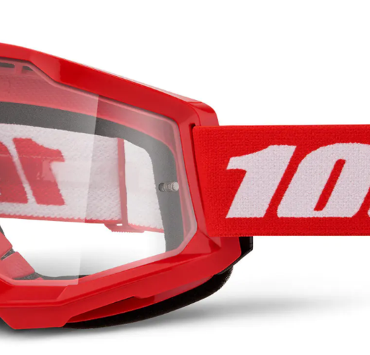 Мотокрос очила 100% STRATA2 RED 24