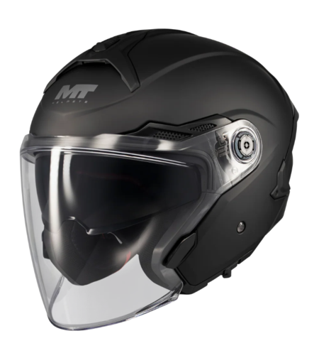 Скутер каска MT COSMO SV PURE A1 BLACK MATT