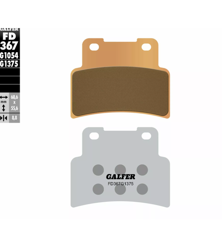 Предни мото накладки Galfer SINTERED COMPOUND FD367G1375