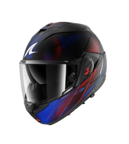 Модуларна каска SHARK OXO SPEED-TECH BLACK/BLUE/RED