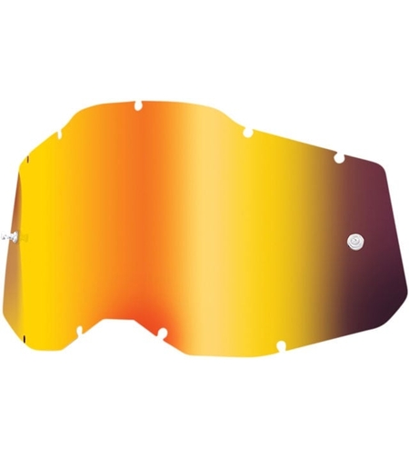 Плака за очила 100%-MIRROR RED