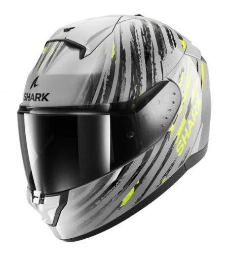 Каска SHARK RIDILL 2 ASSYA GLOSS GREY/BLACK/YELLOW FLUO