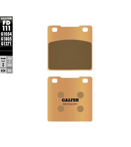 Задни мото накладки Galfer SINTERED COMPOUND FD111G1371