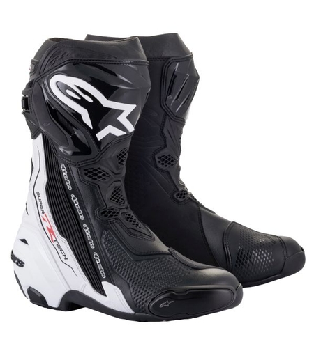 Ботуши ALPINESTARS SUPERTECH R BLACK/WHITE 2023