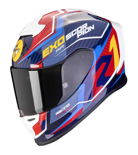 Каска Scorpion EXO-R1 Evo Air Coup Blue-Red-Yellow