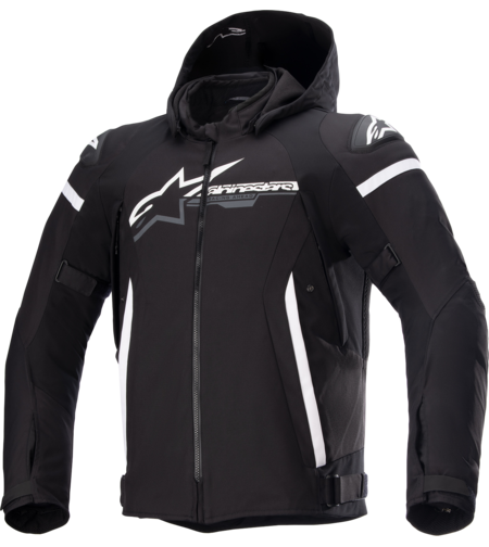 Текстилно мото яке ALPINESTARS Zaca Waterproof BLACK/WHITE