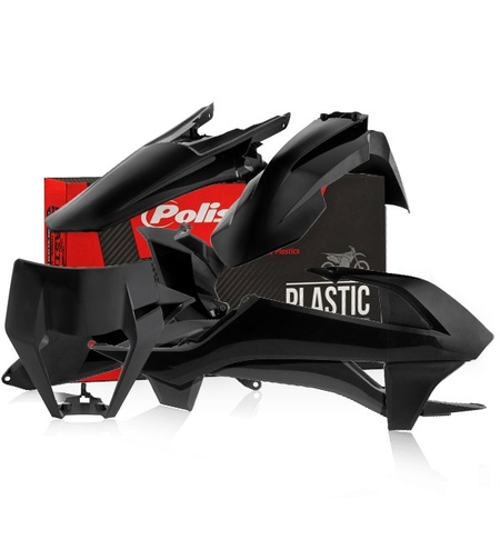 Пластмасов MX Replica кит POLISPORT за KTM SX SX-F-2007-10 / XC-2008-10 Black