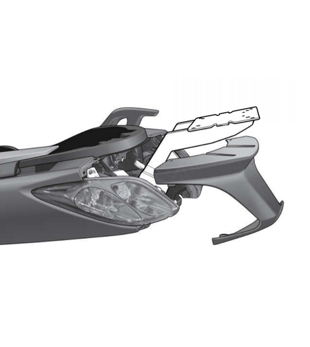 Монтажен комплект за куфари SHAD TOP MASTER YAMAHA X-MAX 125-250 '10