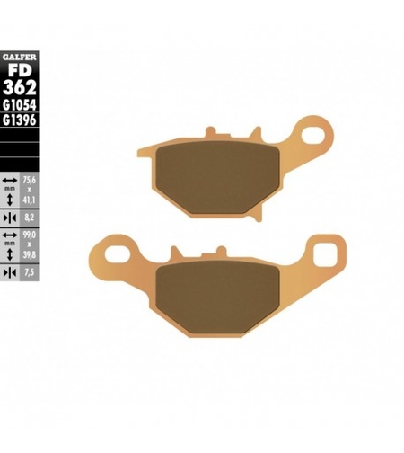 Предни/Задни мото накладки Galfer SINTERED FD362G1396