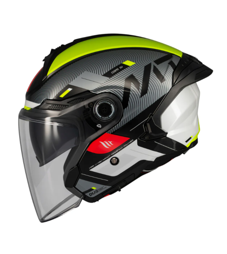 Скутер каска MT COSMO SV SILENCE B3 YELLOW GLOSS