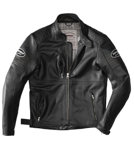 Кожено мото яке SPIDI CLUBBER BLACK