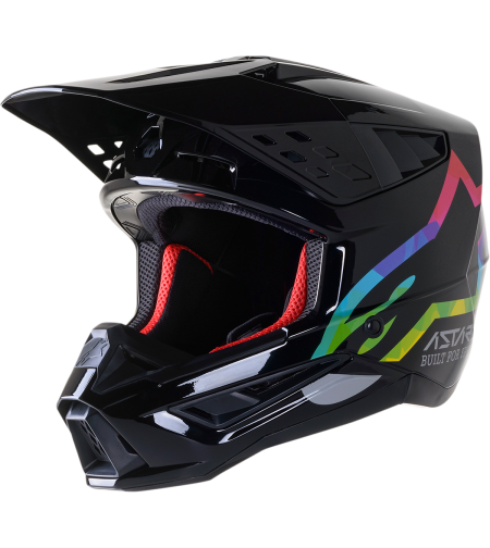 Мотокрос каска ALPINESTARS SM5 Compass BLACK/SILVER