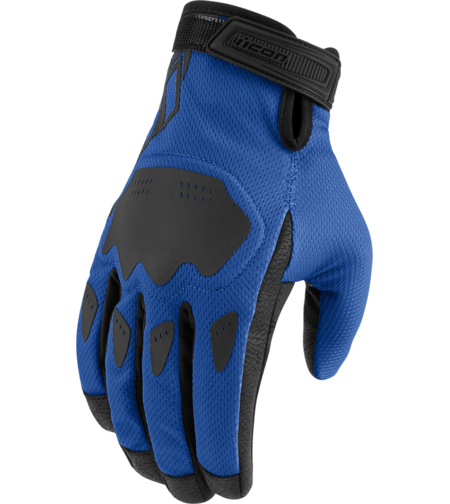 Мото ръкавици ICON HOOLIGAN CE - BLUE