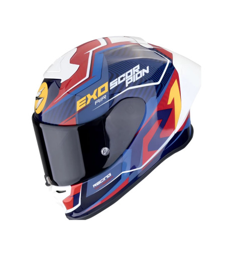 Каска Scorpion EXO-R1 Evo II Air Coup Blue-Red-Yellow