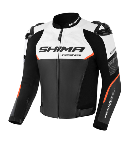 Кожено мото яке SHIMA BANDIT 2.0 RED