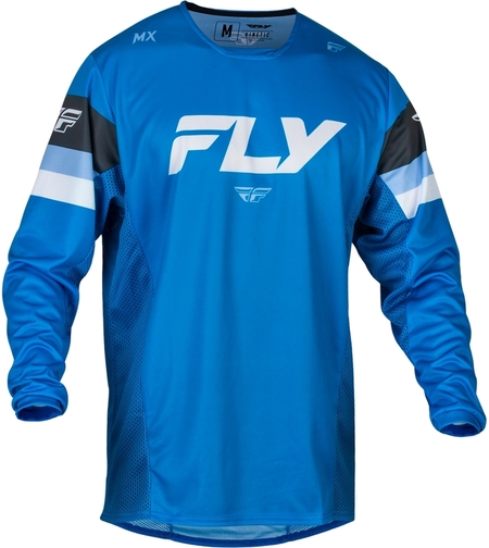 Мотокрос блуза FLY RACING Kinetic Prix- Bright Blue/Charcoal/White