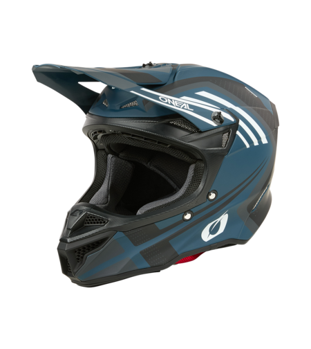 Мотокрос каска 5SERIES POLYACRYLITE SPIKE BLUE/WHITE V.25