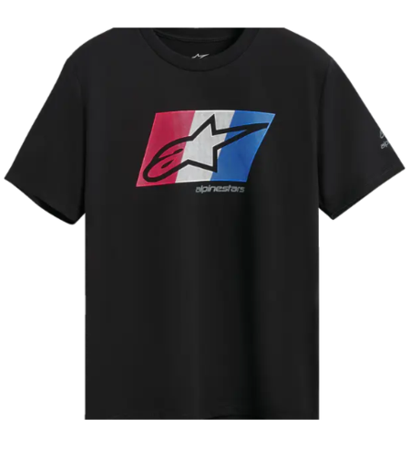 Мото тениска ALPINESTARS SS CSF GLOBAL BLACK/RЕD/WHITEH/BLUE
