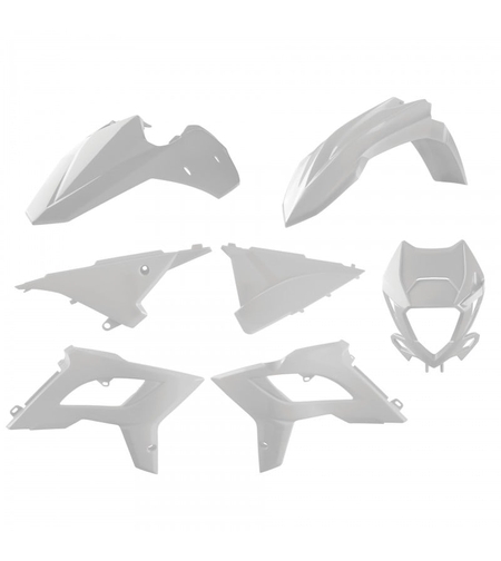 Комплект рестайлинг пластмаси POLISPORT Restyling Kit Beta RR 2T/4T (2013-17) White