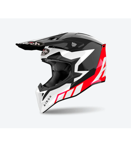 Мотокрос каска AIROH WRAAAP RELOADED RED GLOSS