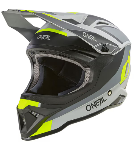Каска O'NEAL 1SERIES STREAM BLACK/NEON YELLOW V.24
