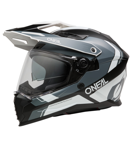 Ендуро каска O'NEAL D-SRS NOMAD BLACK/WHITE/GRAY V.26