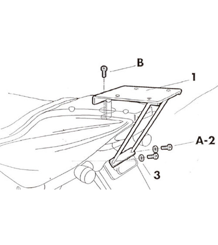 Монтажен комплект за куфари SHAD TOP MASTER YAMAHA AEROX 50 97