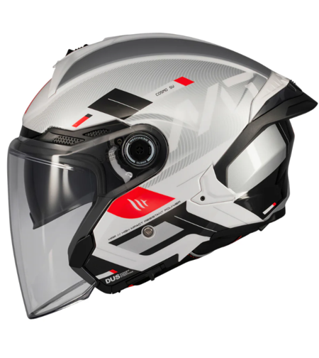 Скутер каска MT COSMO SV SILENCE A2 GREY GLOSS