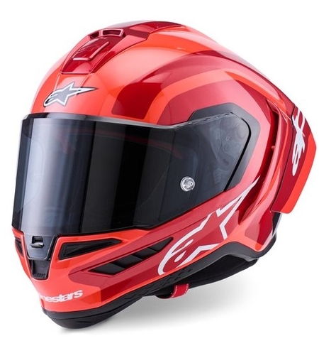 Каска ALPINESTARS Supertech R10 Arius Black/White/Duo Red