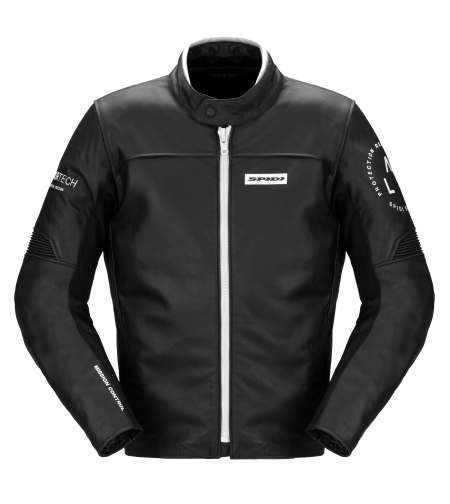 Кожено мото яке SPIDI Genesis Black/White