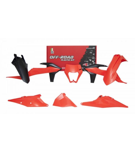 Комплект пластмаси RACETECH Plastic Kit 6 pcs KTM 20-23 (Orange/Black)