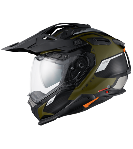 Адвенчър каска NEXX X.WED3 KEYO GREEN SILVER MATT