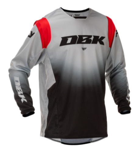 Мотокрос блуза FLY RACING Kinetic DBK Special Edition - Grey/Black/Red