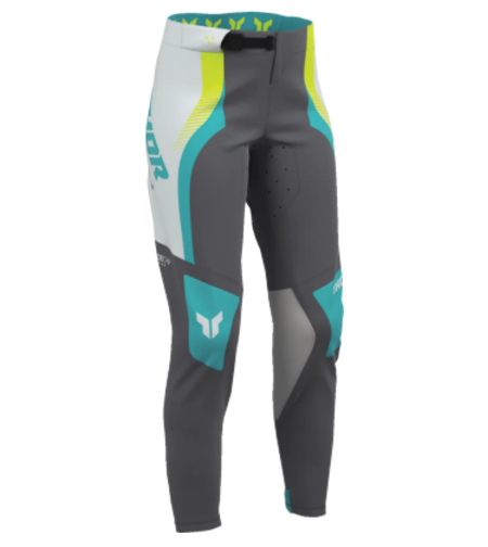 Дамски мотокрос брич  THOR  SPORTMODE VELOCITY GREY/AQUA
