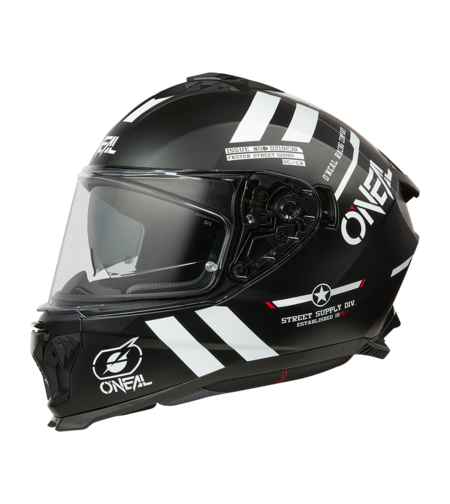 Каска O'NEAL CHALLENGER WARHAWK BLACK/WHITE/RED V.25