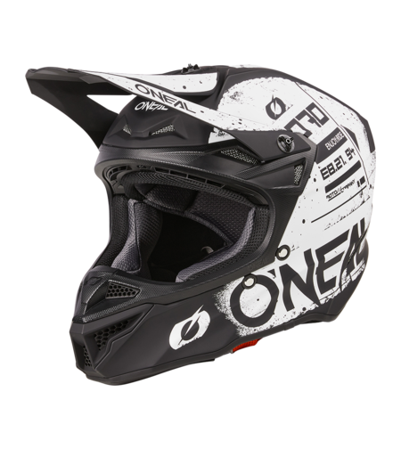 Мотокрос каска O'NEAL 5SERIES SCARZ BLACK/WHITE V.24