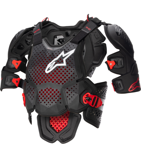 Протекторна броня ALPINESTARS A-10 V2 BLACK/RED