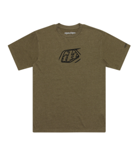 Тениска TROY LEE DESIGNS Badge - Olive Heater